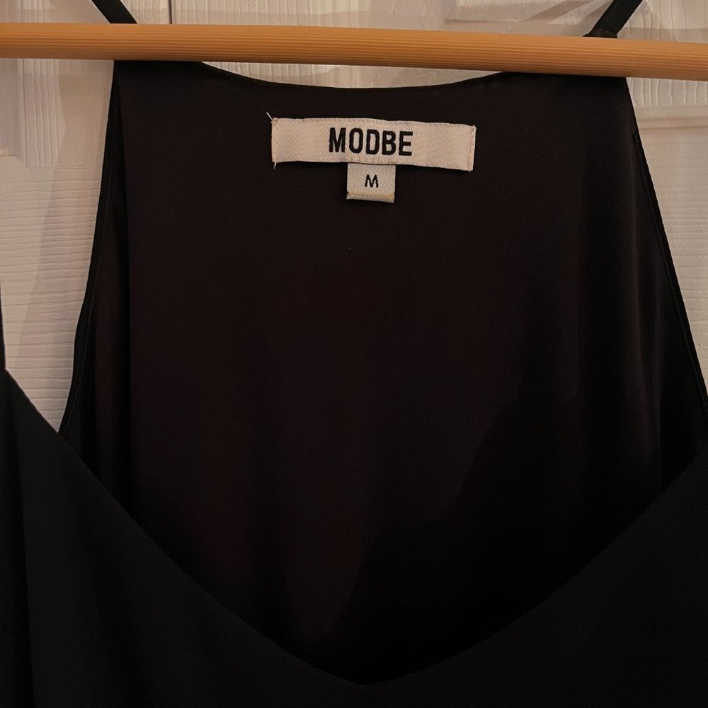 Modbe Black Razorback A-Line Dress - Picture 5 of 6